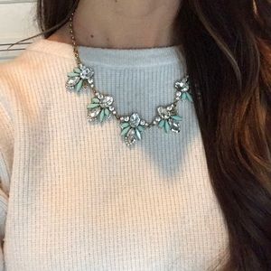 J. Crew Turquoise Statement Necklace
